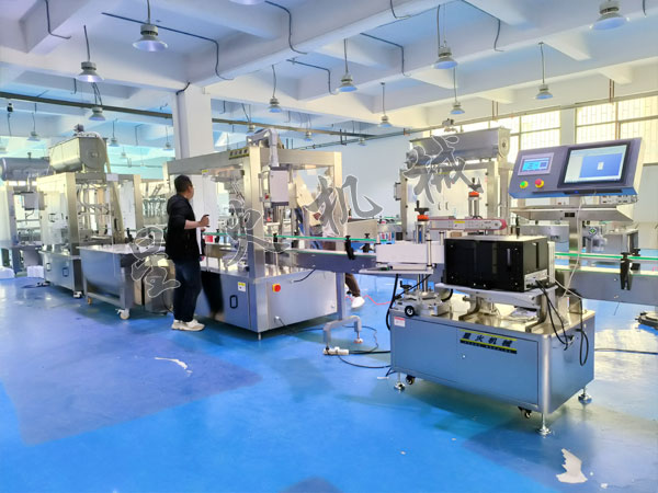 江苏自流式研磨液灌装机生产线