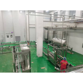 自流式调料液灌装机生产线-液体食品灌装机（客户案例）